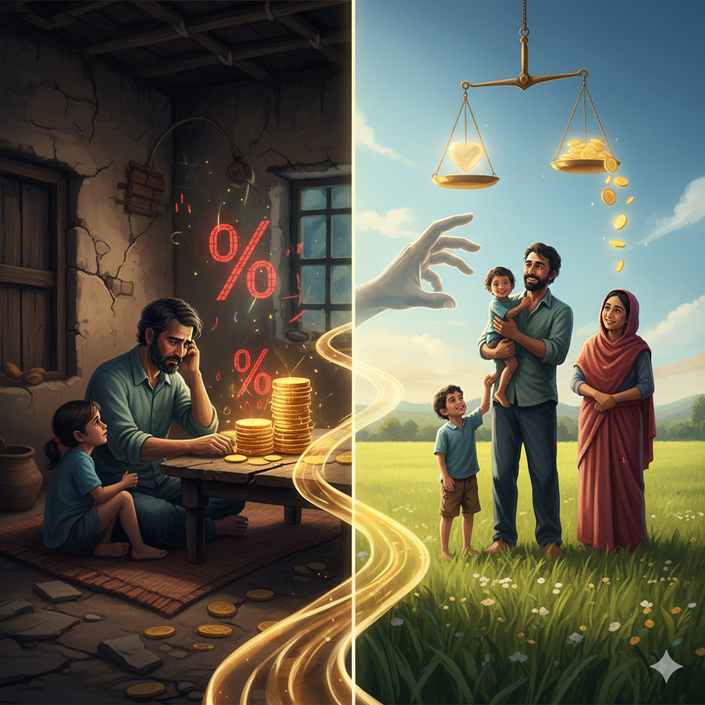 資産と時間を社会貢献に活用するポジティブな生き方のイメージ