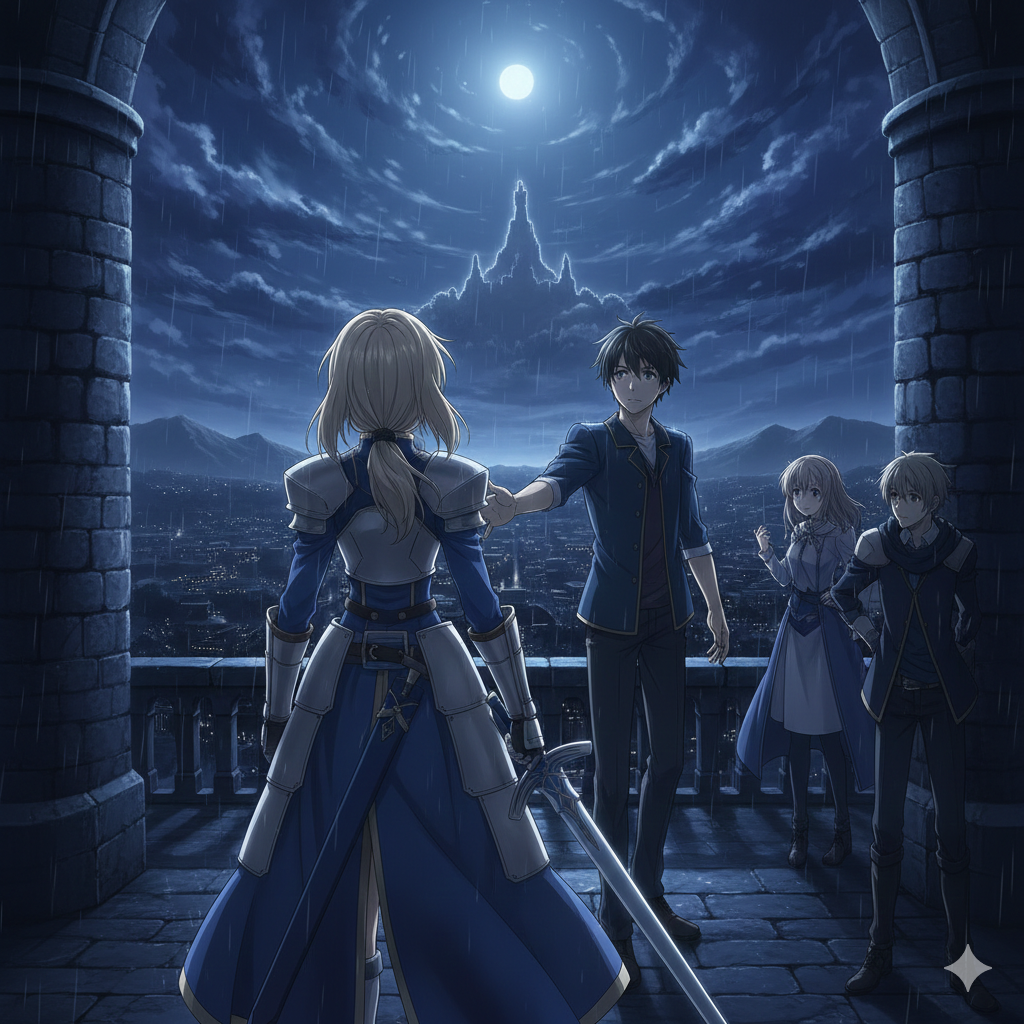 過去の悪行を捨て去り、清らかな善行の道を力強く歩み出す決意の図