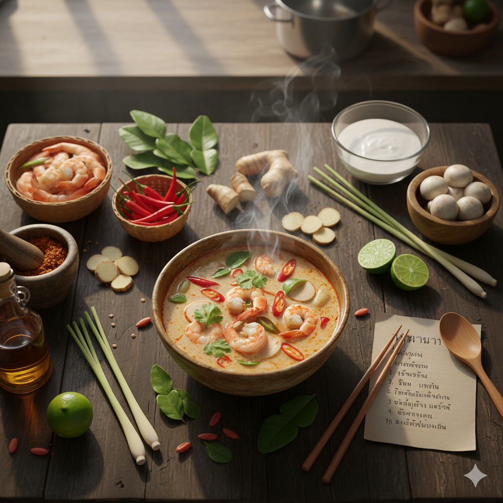 インドネシア料理ナシゴレンのレシピ｜自宅で再現するプロの味 目玉焼きが乗った香ばしい炒飯と、エビせんべいや生野菜が彩る南国のワンプレート