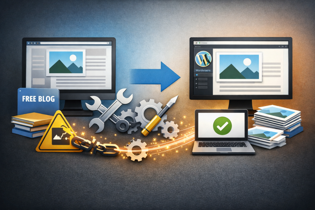 無料ブログからWordPress移行時の画像リンク修正を効率化する方法