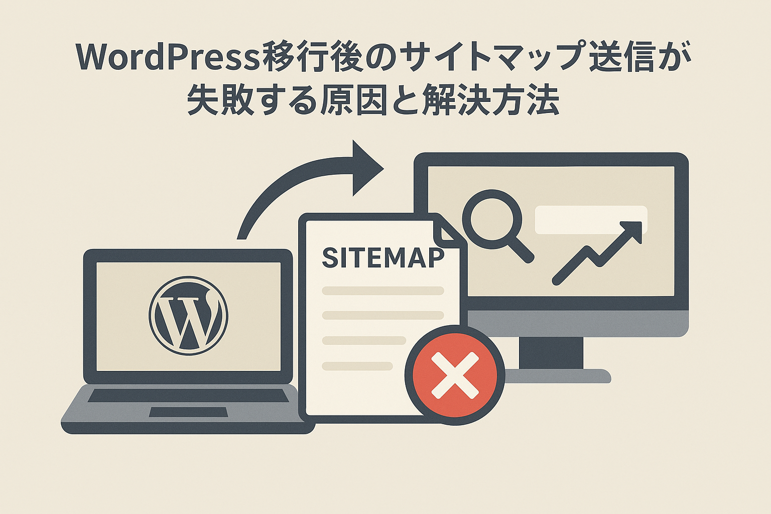 WordPress移行後のサイトマップ送信が失敗する原因と解決方法