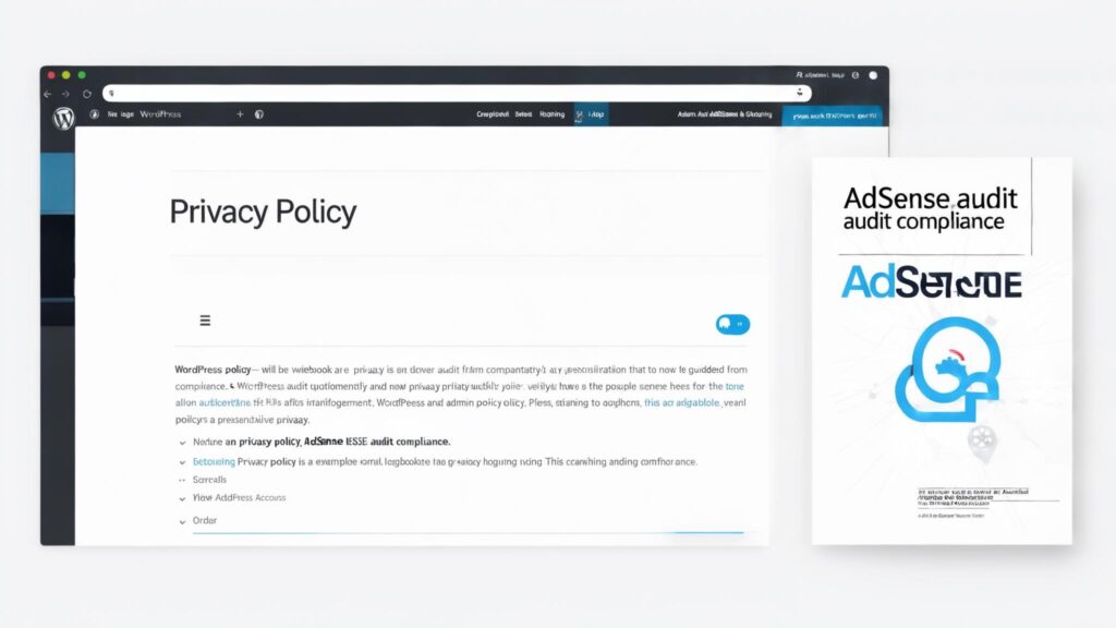 WordPressプライバシーポリシー作成方法AdSense審査対応完全ガイド