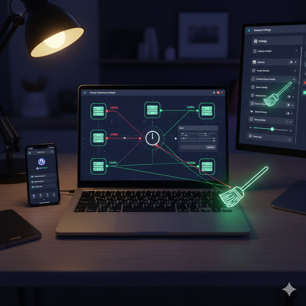 リンクチェッカーで朝と夜にエラーが出る仕組みと誤検知を防ぐ調整方法