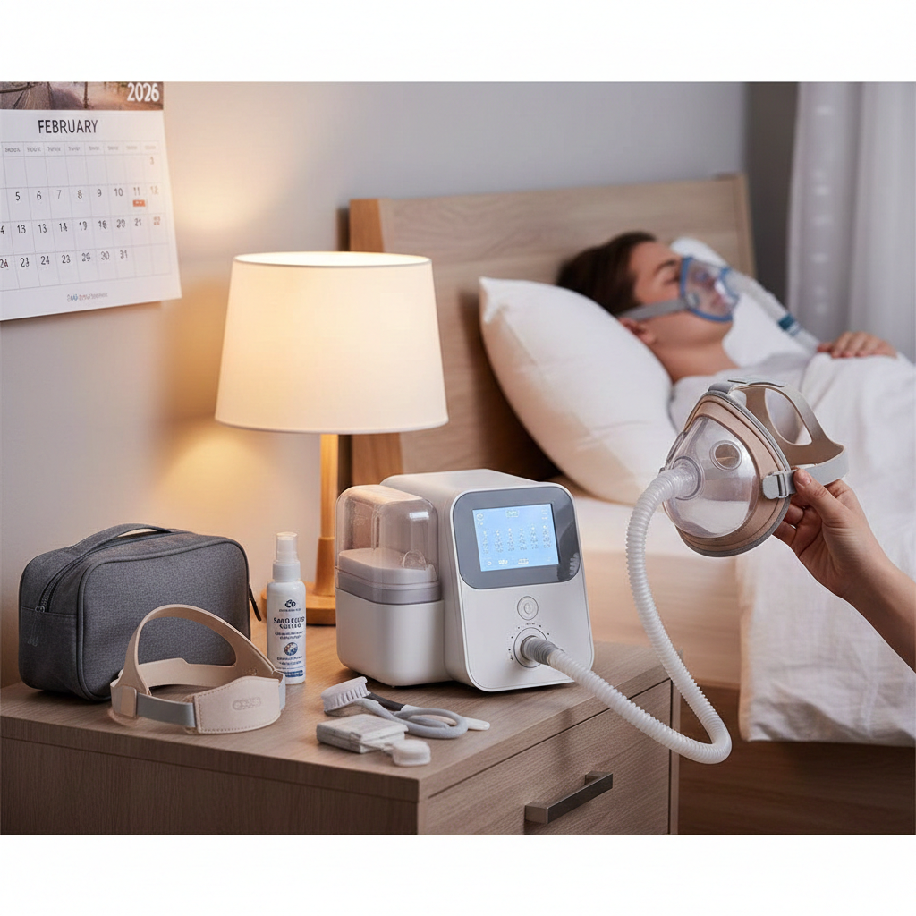 CPAP使用中の目の乾燥や赤みを防ぐ空気漏れ対策と装着テクニック