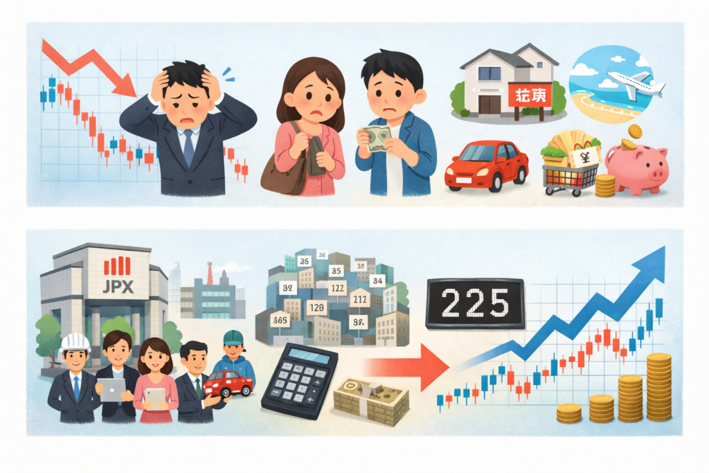 株価の変動が生活に与える影響とは?日経平均の仕組みを分かりやすく解説