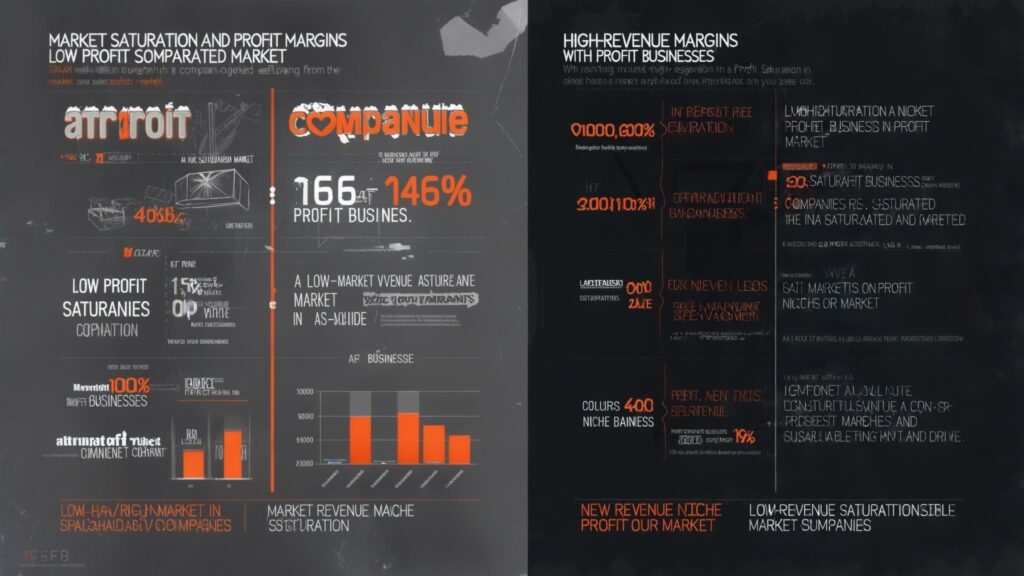 飽和市場で利益率が低い企業と高収益ニッチ企業の違いを徹底比較